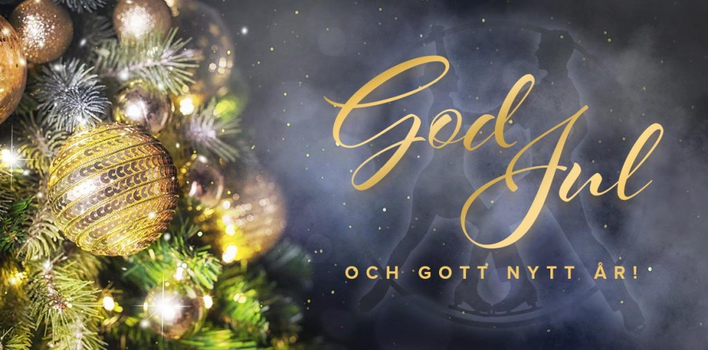 God Jul och Gott nytt år Halmstads Konståkningsklubb